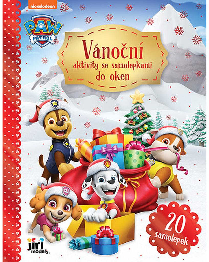 Vánoční aktivity se samolepkami do oken Tlapková patrola