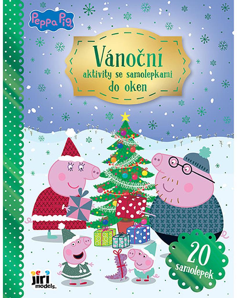 Vánoční aktivity se samolepkami do oken Peppa