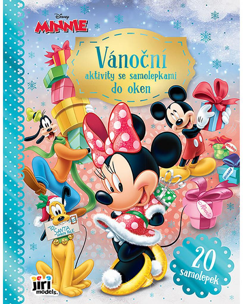 Vánoční aktivity se samolepkami do oken Minnie