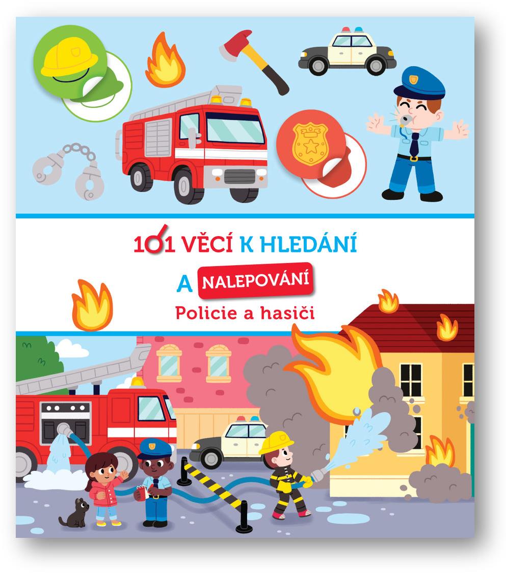 101 věcí k hledání a nalepování Policie a hasiči