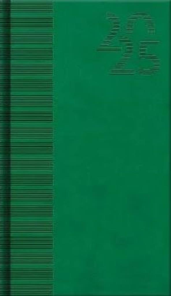Týdenní minidiář FSC A6 cz/sk 2025 VIVELLA Green