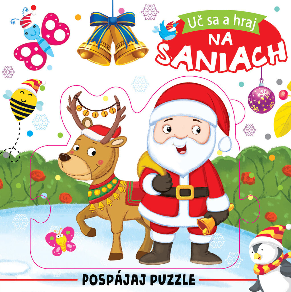 Uč sa a hraj Na saniach: Pospájaj puzzle