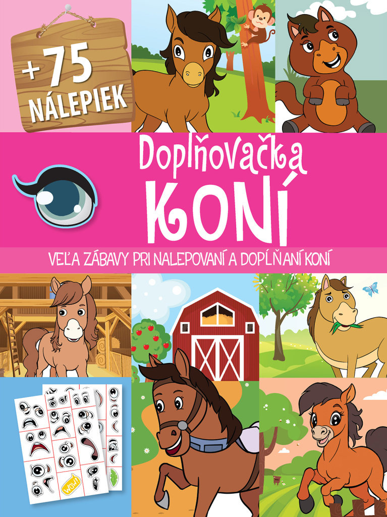 Doplňovačka koní: + 75 náliepek
