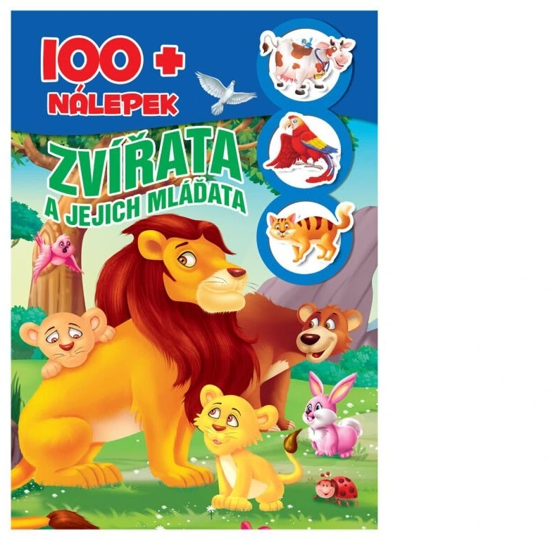 Zvieratá a ich mláďatá +100 nálepiek