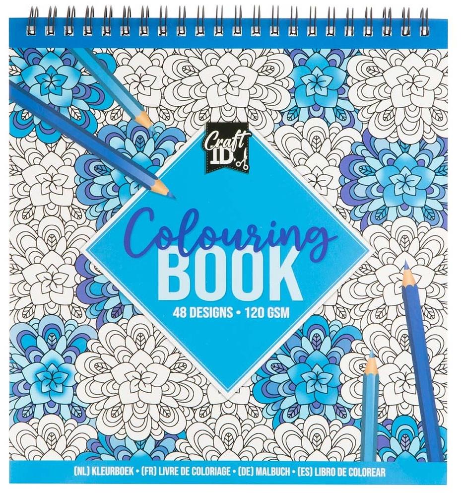 Colouring Book: modrý sešit