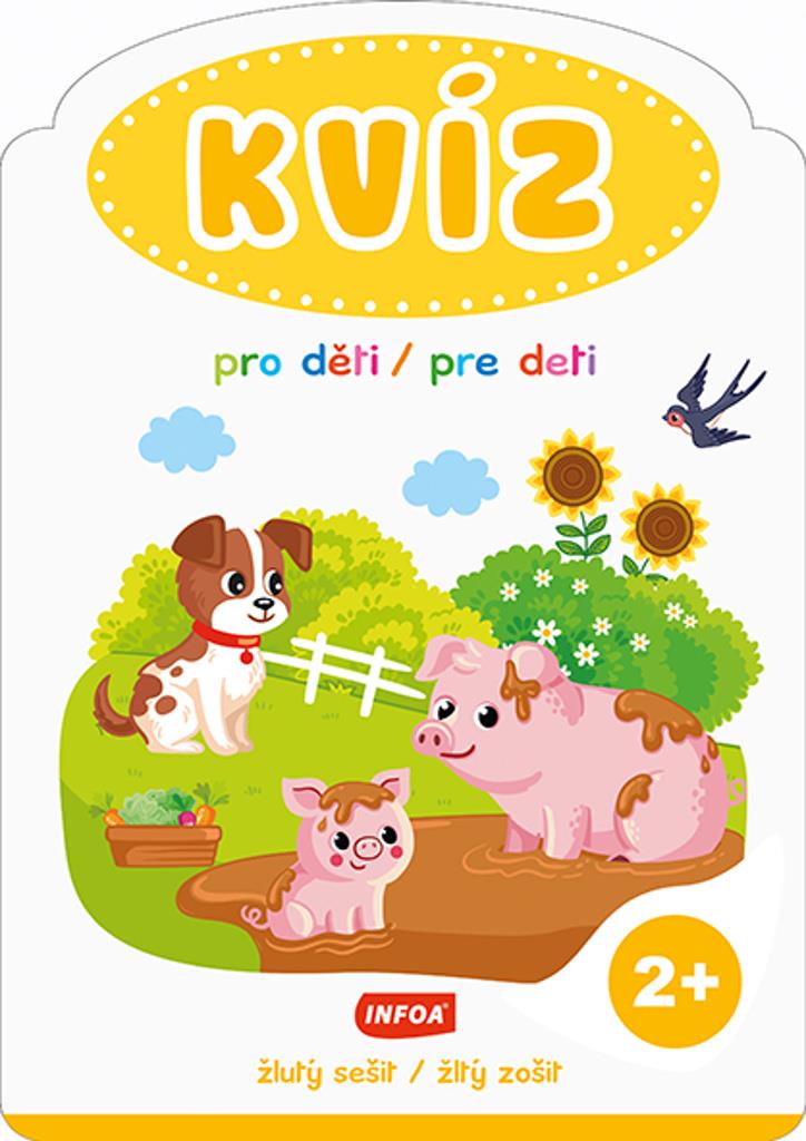 Kvíz pro děti/pre deti 2+: žlutý sešit/žltý zošit