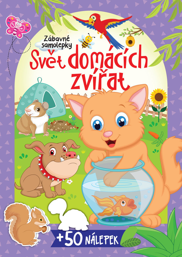 Svět domácích zvířat: Zábavné samolepky