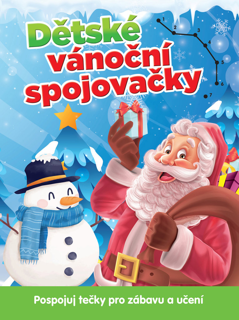 Dětské vánoční spojovačky: Pospojuj tečky pro zábavu a učení
