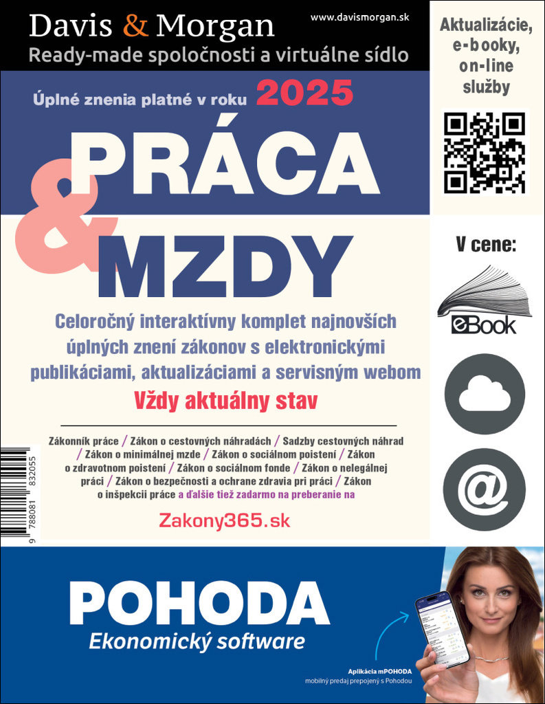 Práca & mzdy 2025: Úplné znenia platné v roku 2025