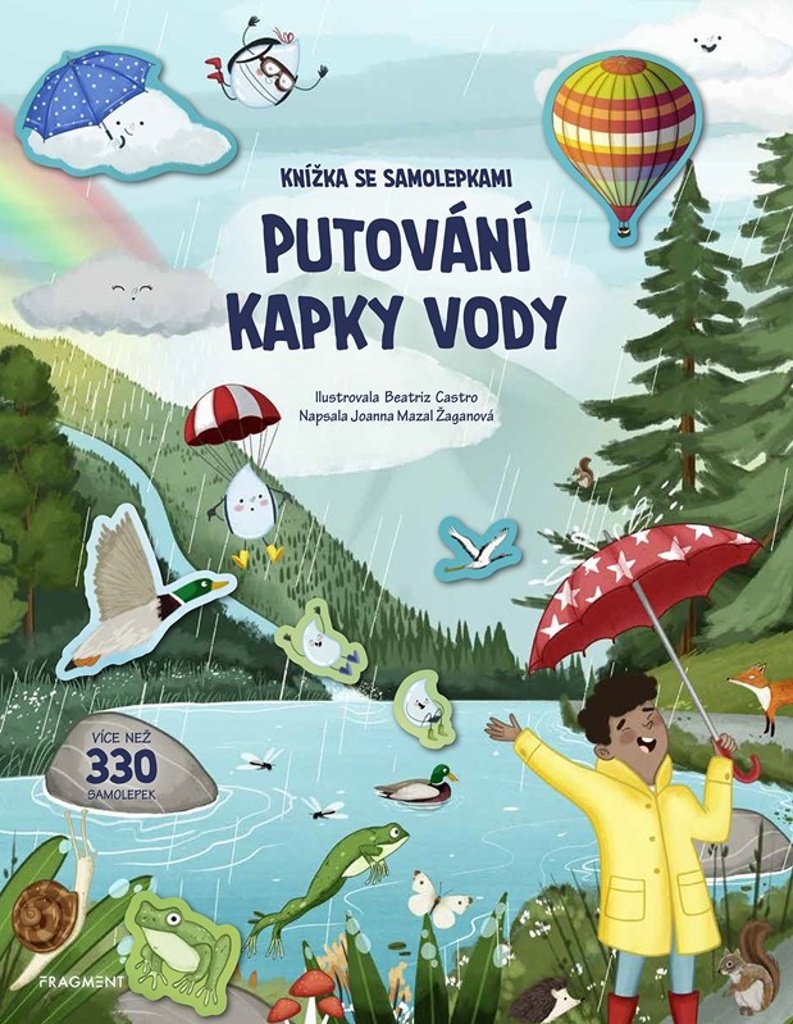 Knížka se samolepkami Putování kapky vody