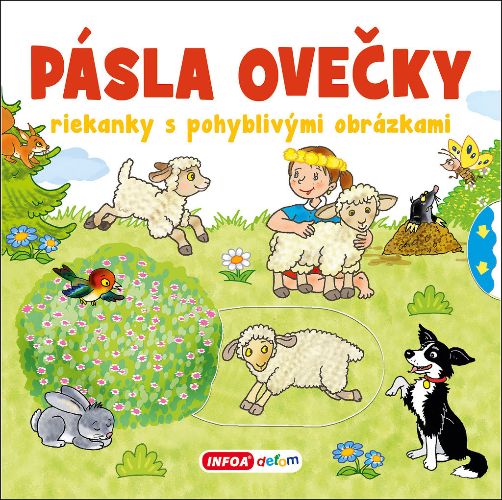 Pásla ovečky: riekanky s pohyblivými obrázkami
