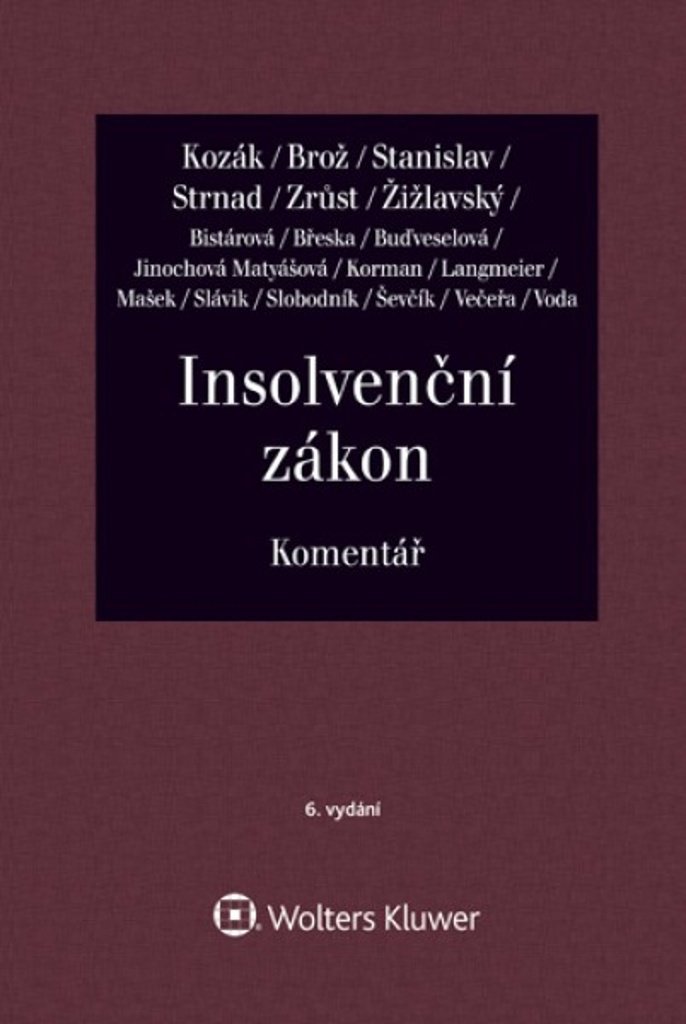 Insolvenční zákon: Komentář