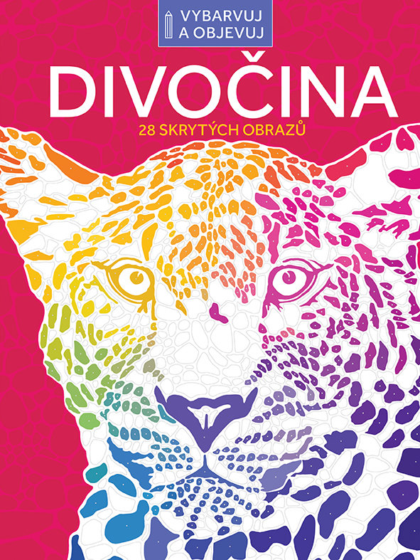 Vybarvuj a objevuj Divočinu: 28 skrytých obrázků