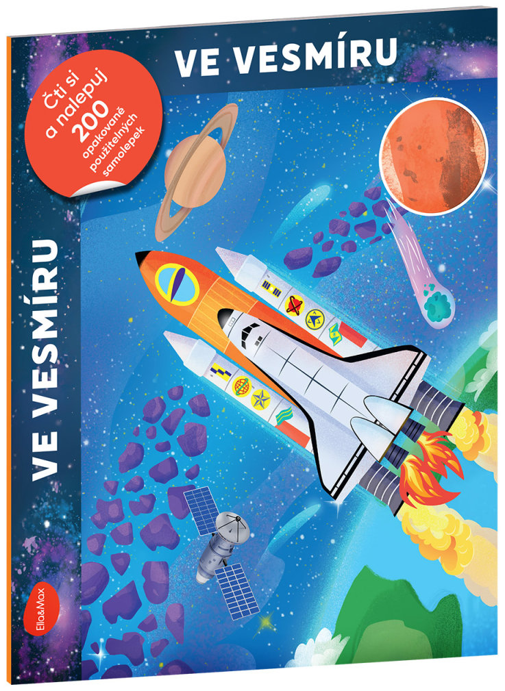 Ella&Max Čti a nalepuj - Ve vesmíru