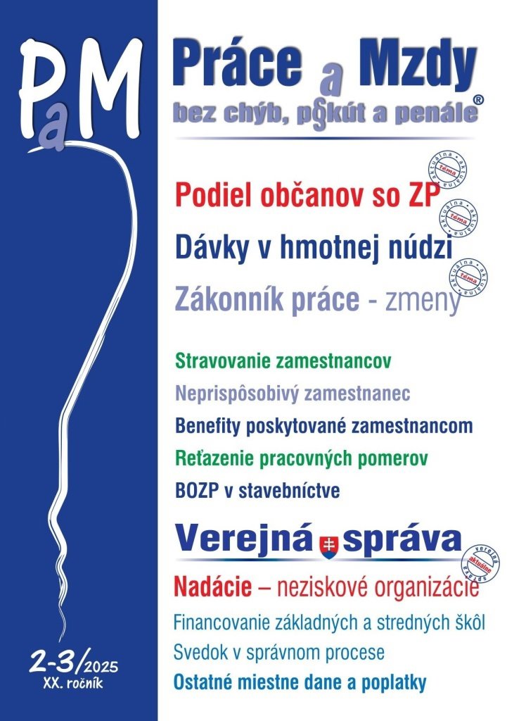 Práce a Mzdy, bez chýb, p§kút a penále 2-3/2025
