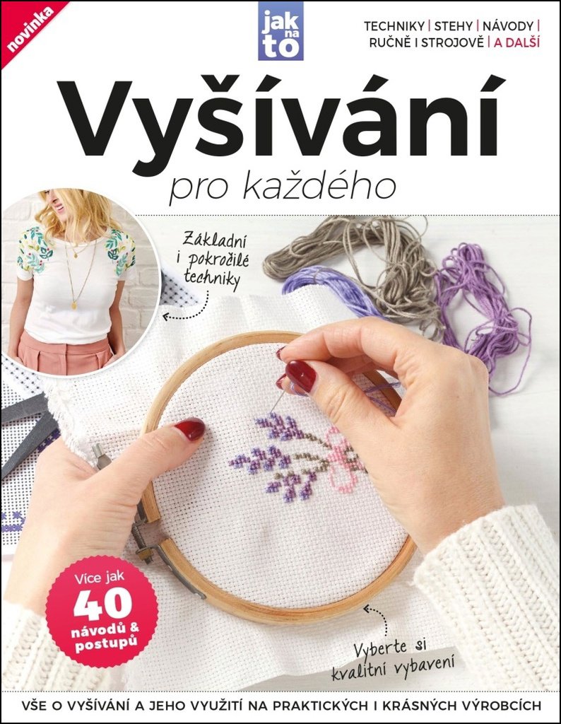 Vyšívání pro každého: Vyšívání a jeho využití na praktických i krásných výrobcích