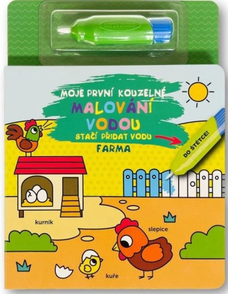 Moje první kouzelné malování vodou Farma: Stačí přidat vodu