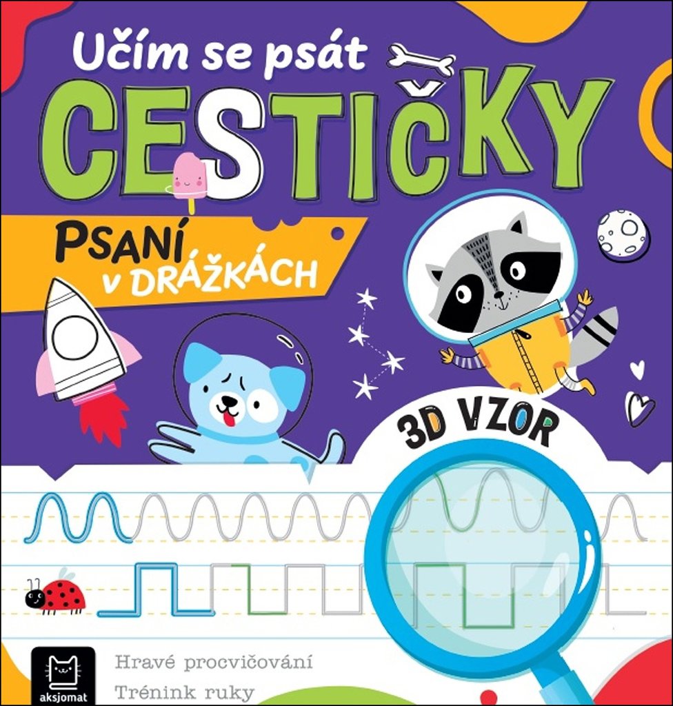Učím se psát cestičky: Psaní v drážkách