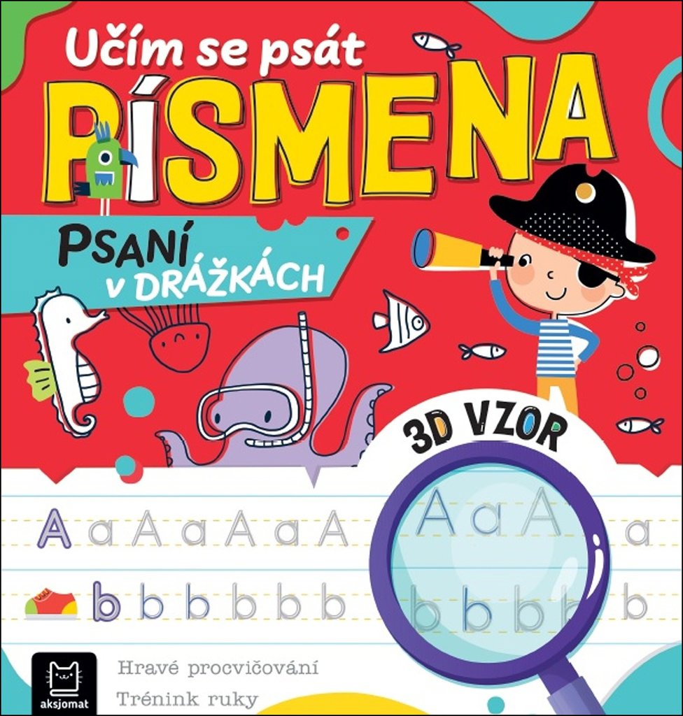 Učím se psát písmena: Psaní v drážkách