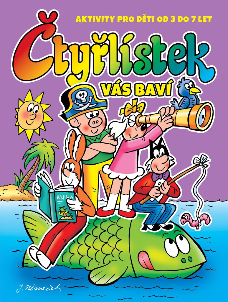 Čtyřlístek vás baví: Aktivity pro děti od 3 do 7 let