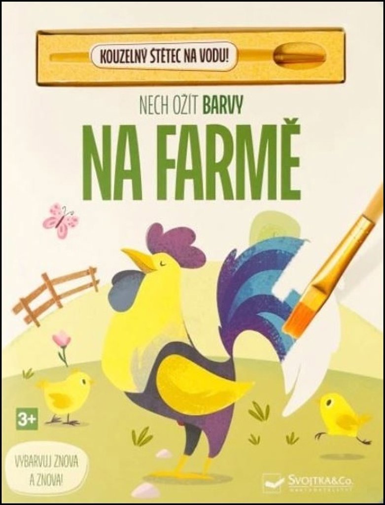 Nech ožít barvy Na farmě: Vybarvuj znova a znova!