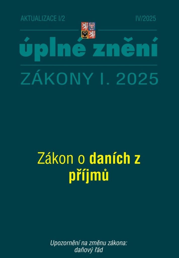 Aktualizace  I/2 2025 – o daních z příjmů
