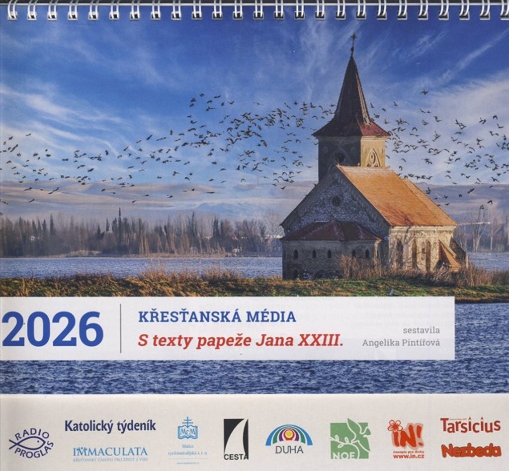Nakladatelství Cesta Křesťanská média s texty papeže Jana XXIII. stolní kalendář 2026