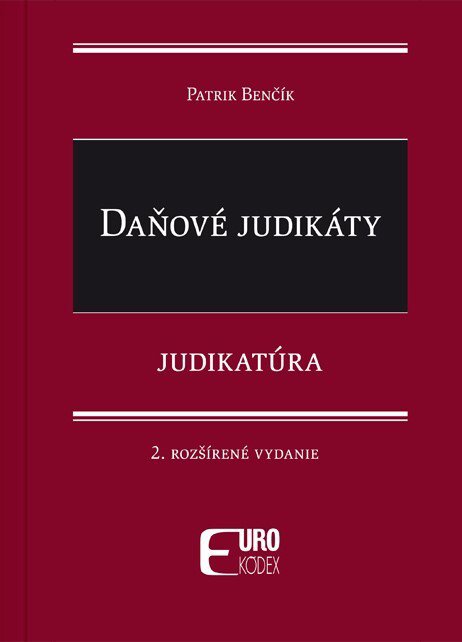 Daňové judikáty: Judikatúra