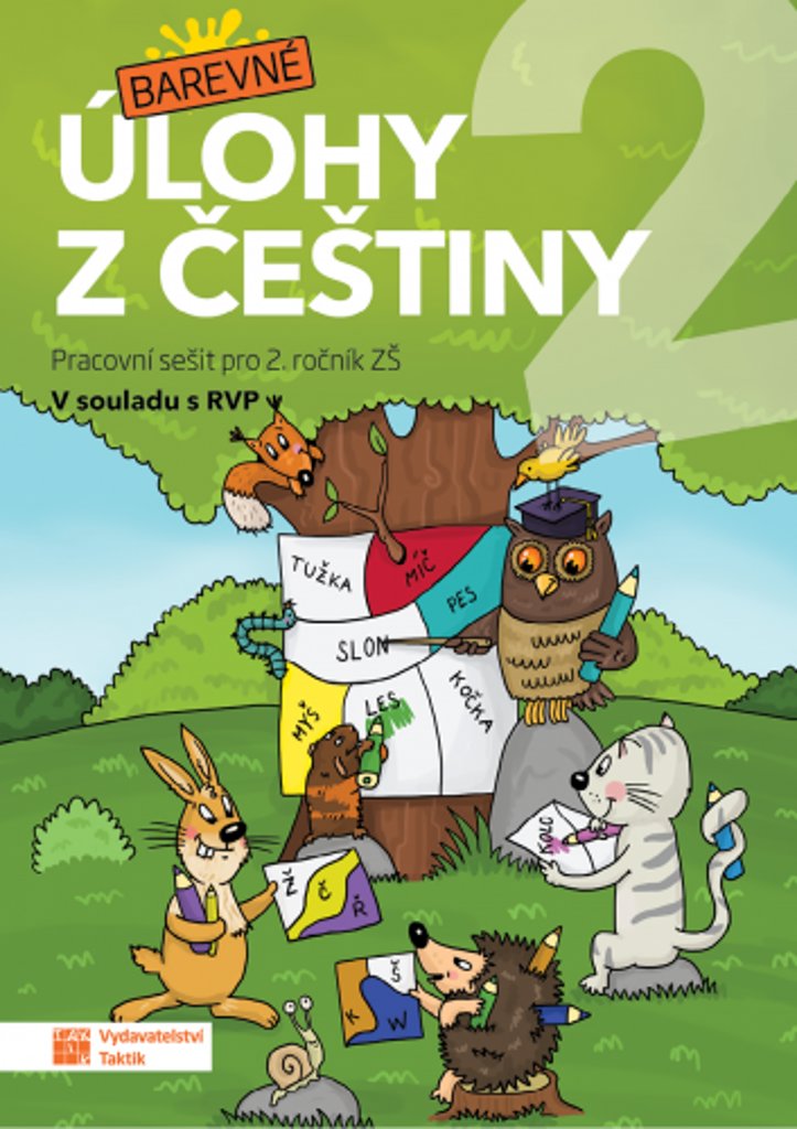 Barevné úlohy z češtiny 2: Pracovní sešit pro 2. ročník ZŠ