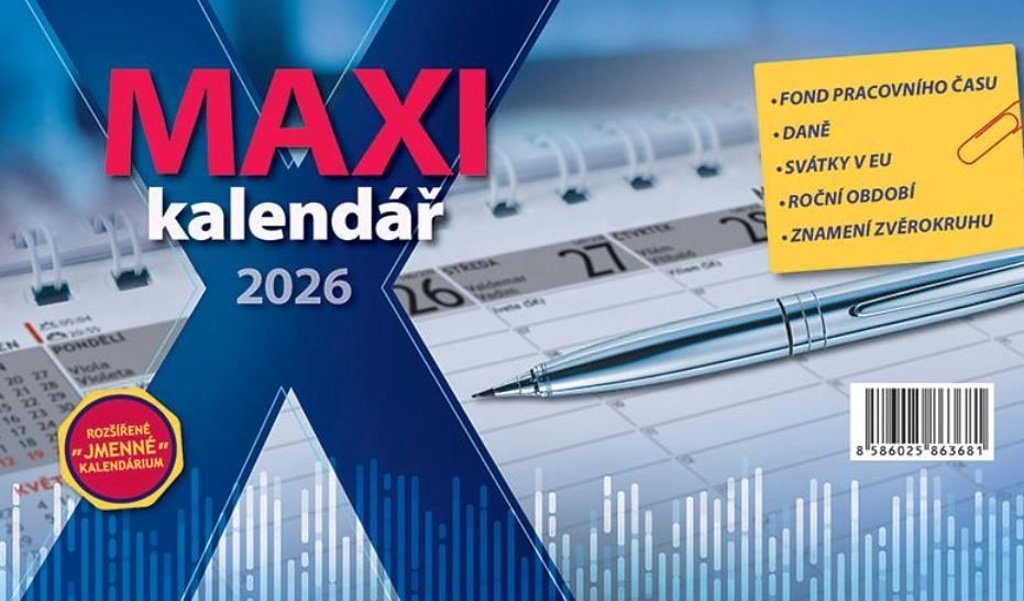 BB ART Maxi kalendář 2026