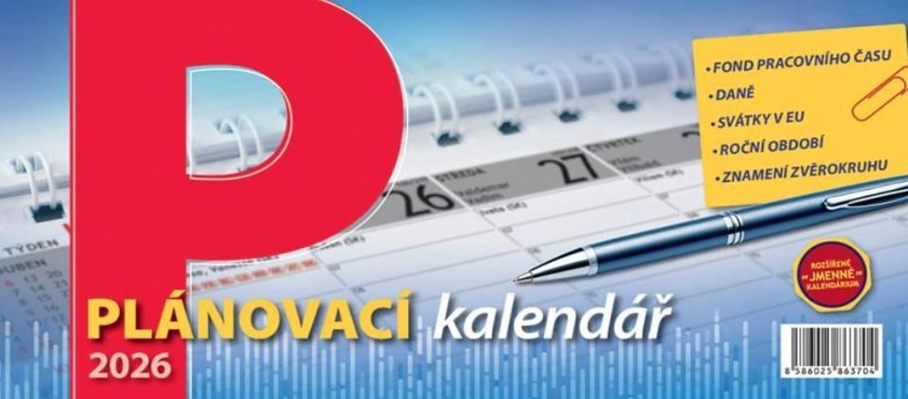 BB ART Plánovací kalendář 2026