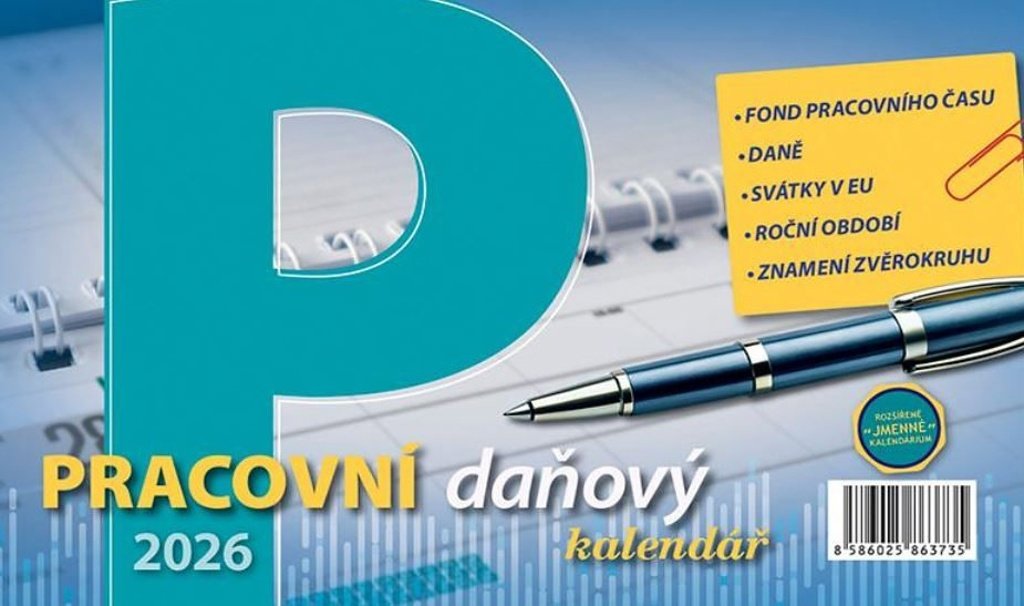 BB ART Pracovní daňový kalendář 2026