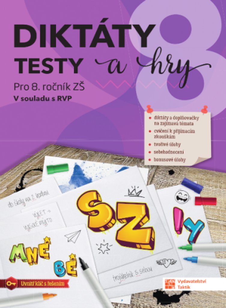 Diktáty, testy a hry 8: Pro 8. ročník ZŠ