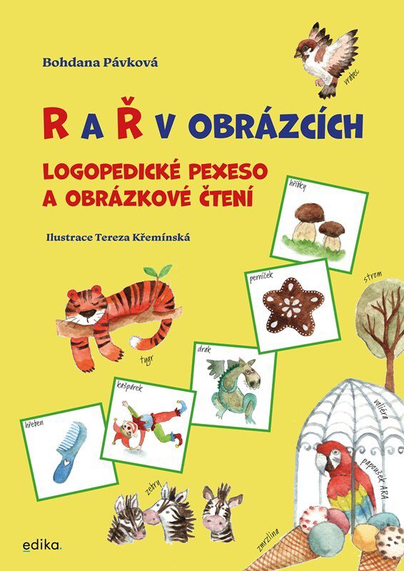 R a Ř v obrázcích: Logopedické pexeso a obrázkové čtení