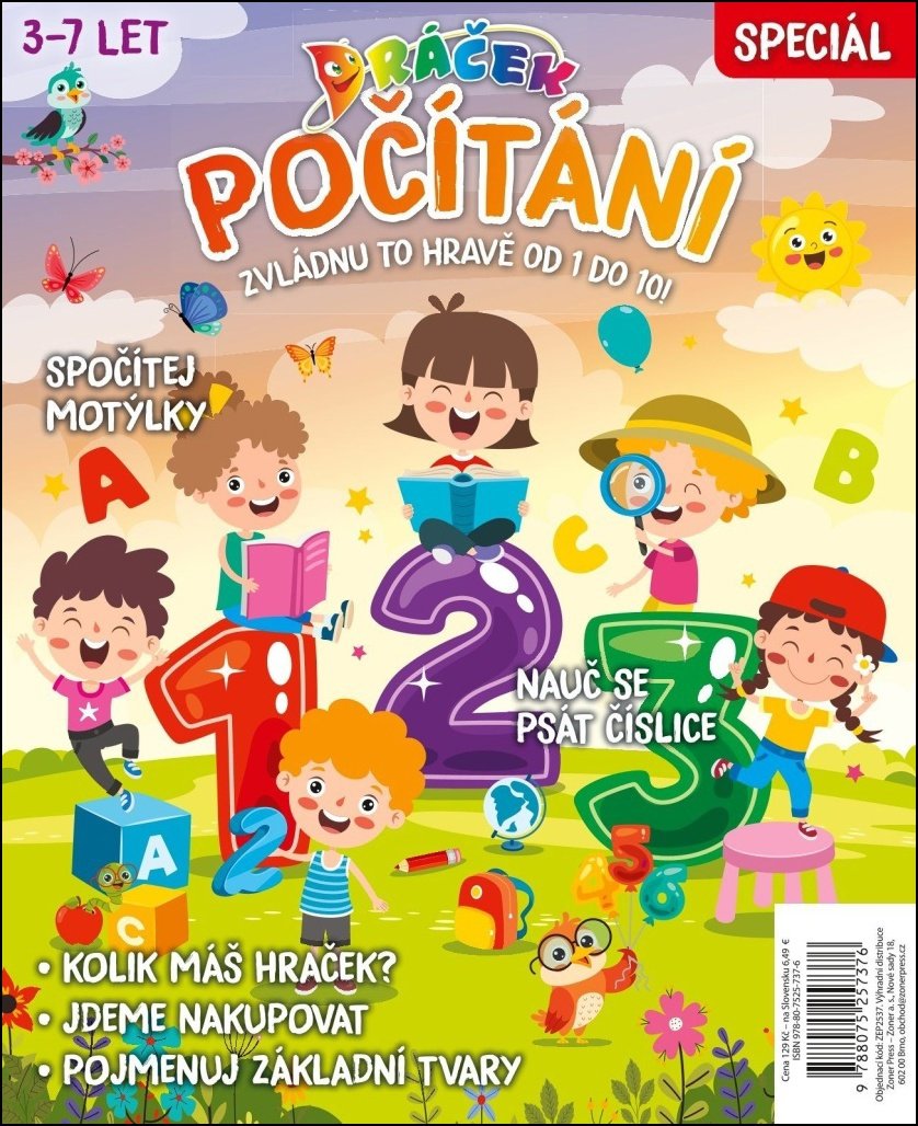 Dráček speciál Počítání: Zvládnu to hravě od 1 do 10