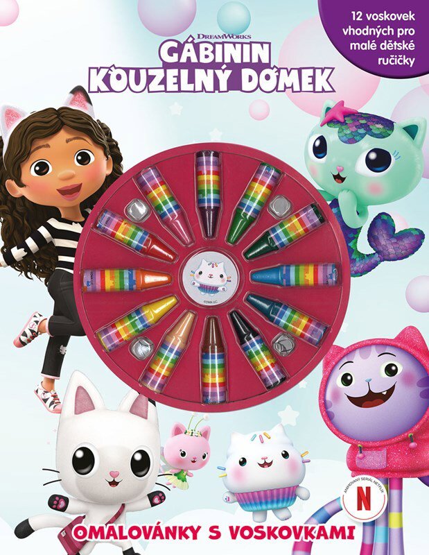 Gábinin kouzelný domek Omalovánky s voskovkami