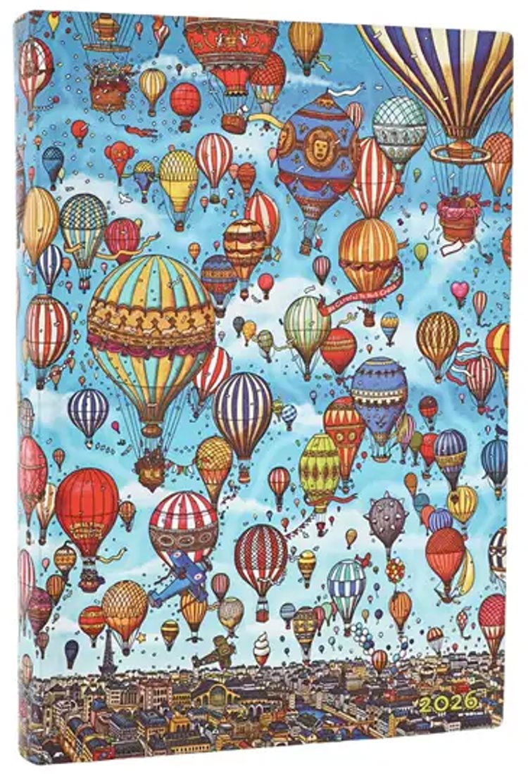 PAPERBLANKS Diář 2026 Balloon Festival