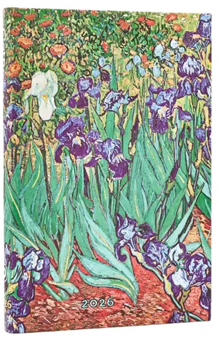 PAPERBLANKS Diář 2026 Van Gogh’s Irises