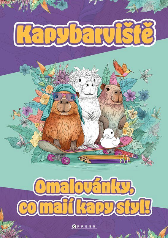 Kapybarviště: Omalovánky, co mají kapy styl!
