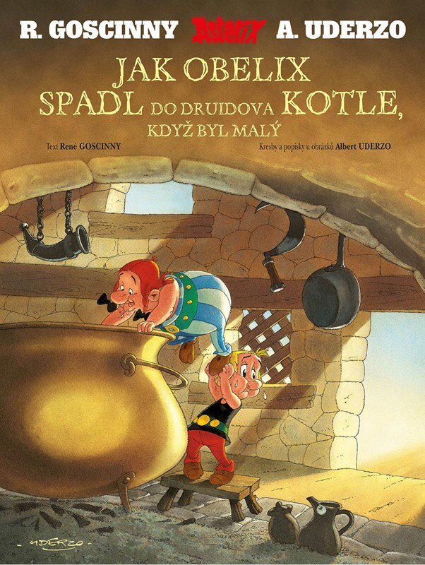 Asterix Jak Obelix spadl do druidova kotle, když byl malý