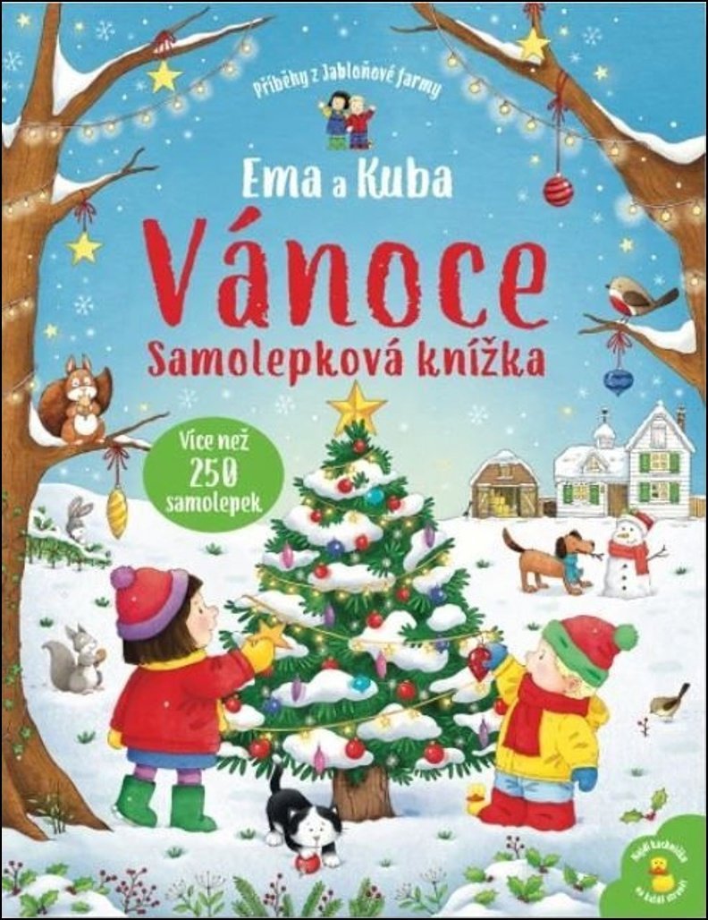 Ema a Kuba Vánoce: Samolepková knížka