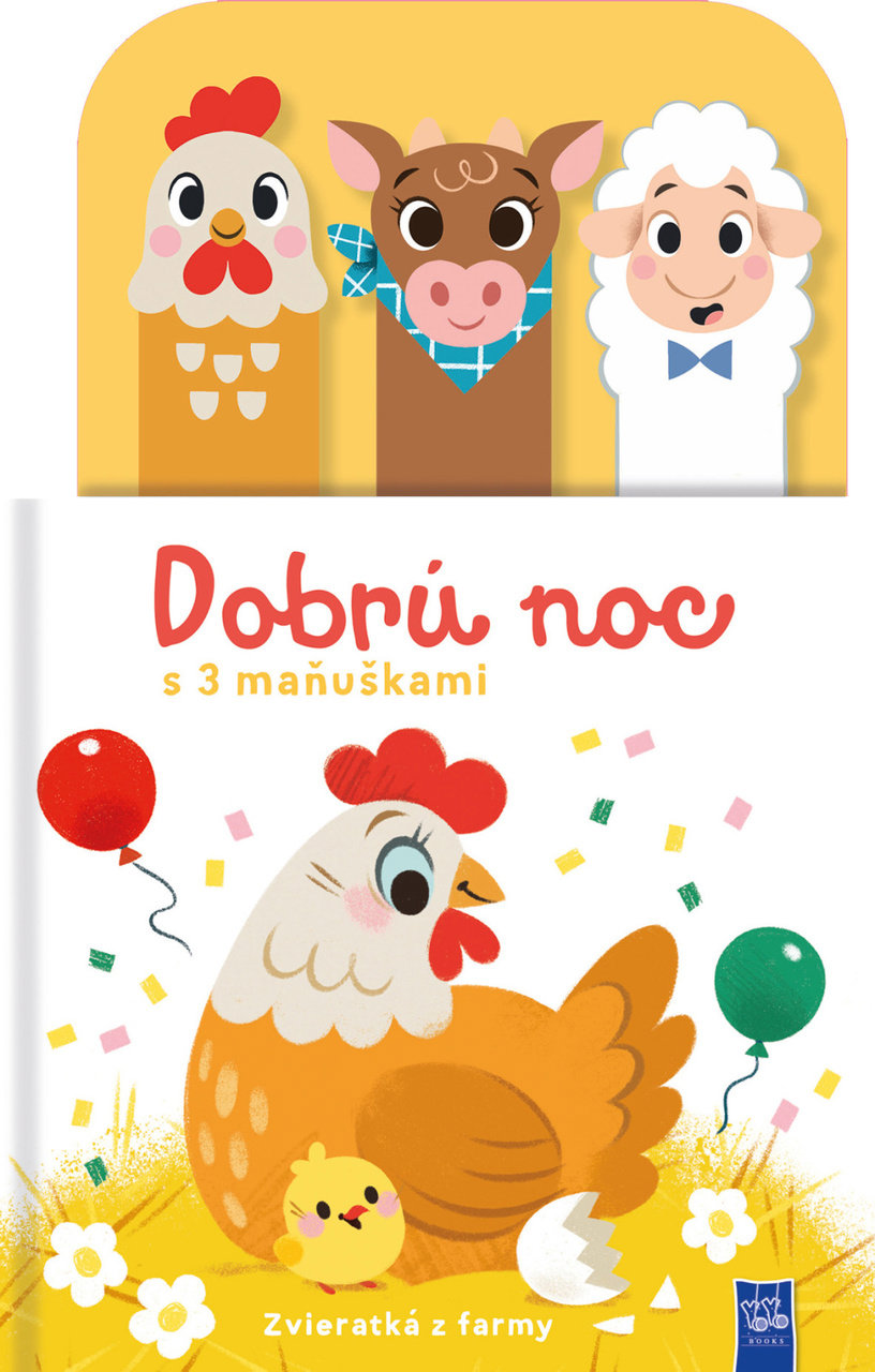 Dobrú noc Zvieratká z farmy: s 3 maňuškami