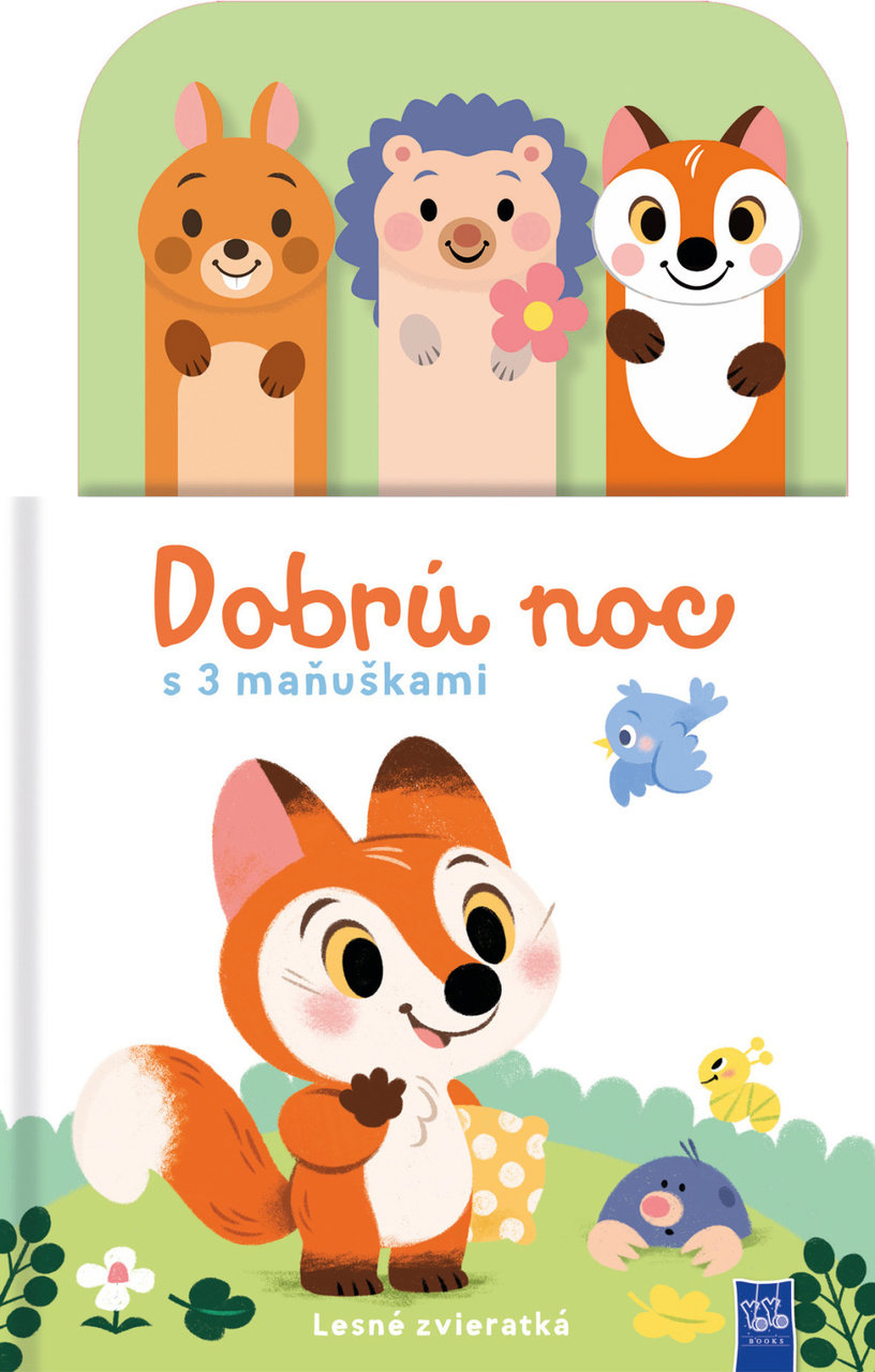 Dobrú noc Lesné zvieratká: s 3 maňuškami