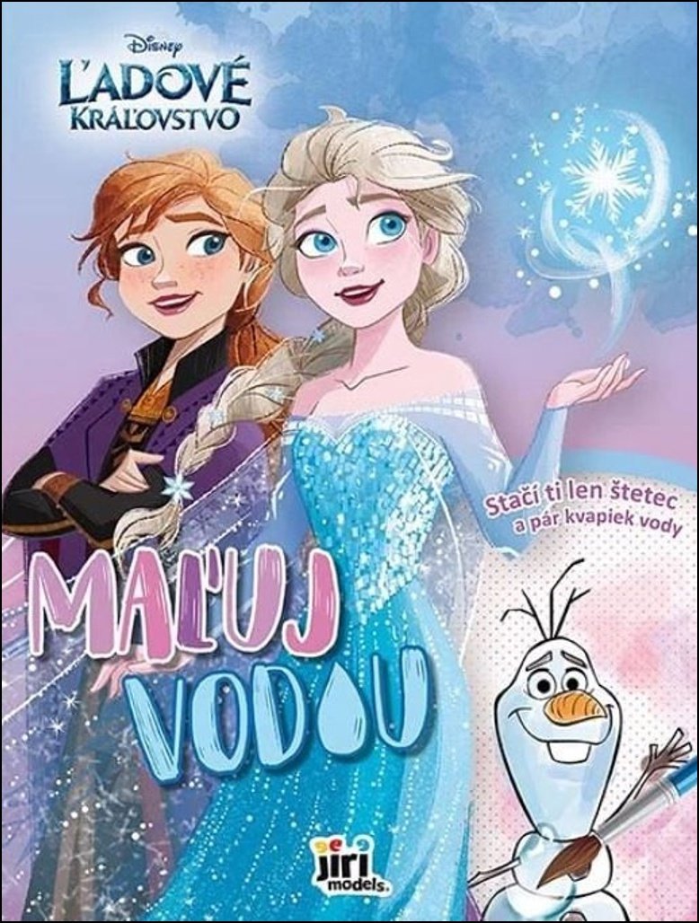 Maľuj vodou  Ľadové kráľovstvo