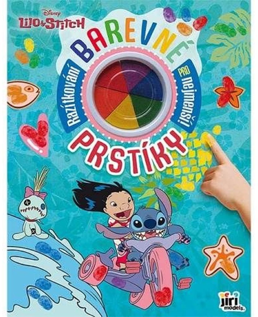 Barevné prstíky Lilo & Stitch