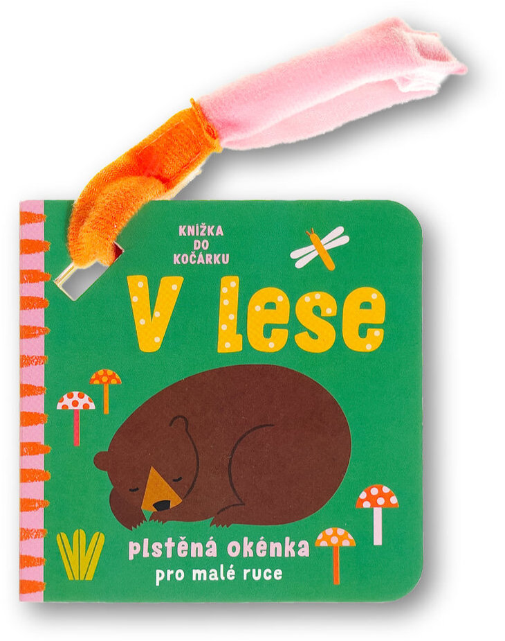 Knížka do kočárku V lese: Plstěná okénka pro malé ruce