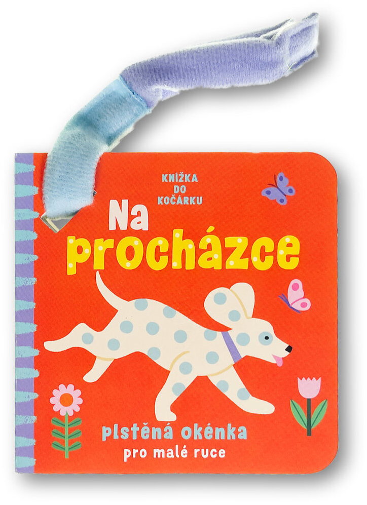 Knížka do kočárku Na procházce: Plstěná okénka pro malé ruce