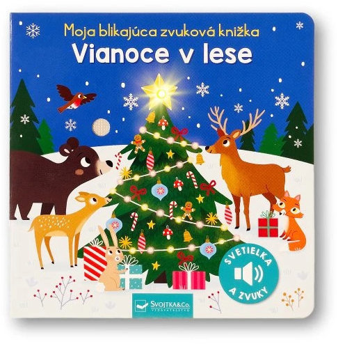 Moja blikajúca zvuková knižka Vianoce v lese
