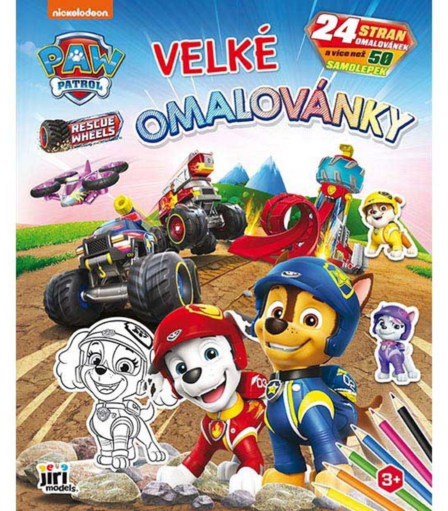 Velké omalovánky Tlapková patrola