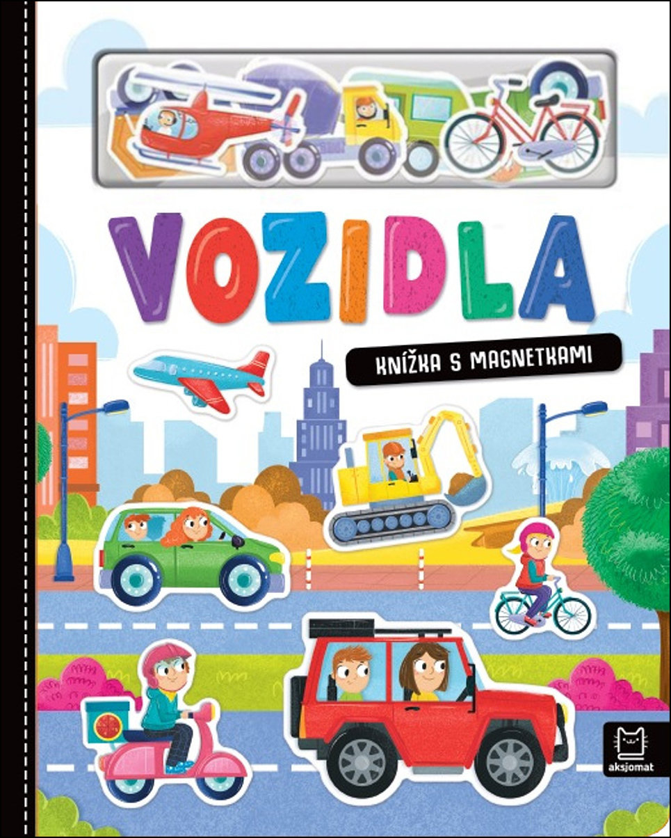 Vozidla: Knížka s magnetkami